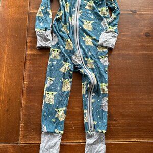 Little Sleepies Disney Grogu Star Wars 12-18 month VGUC